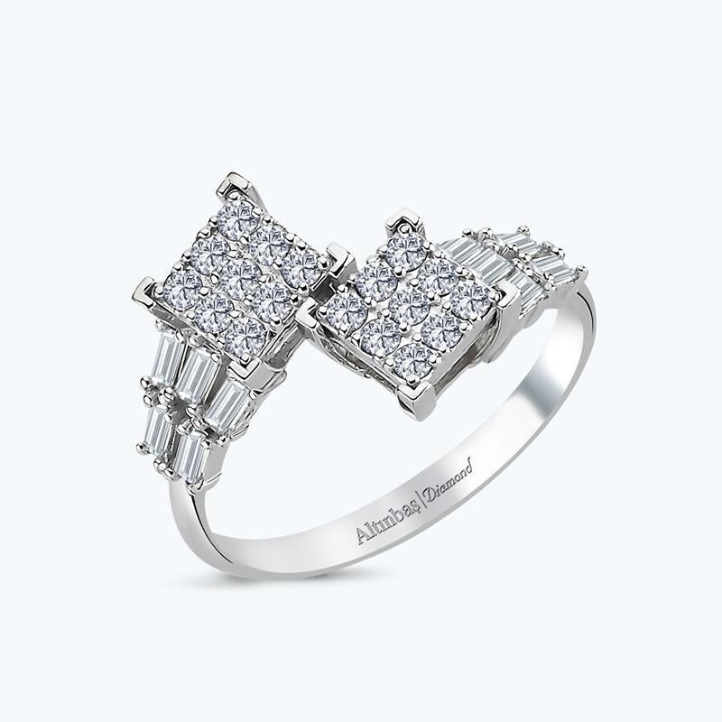 Bague Diamant Baguette