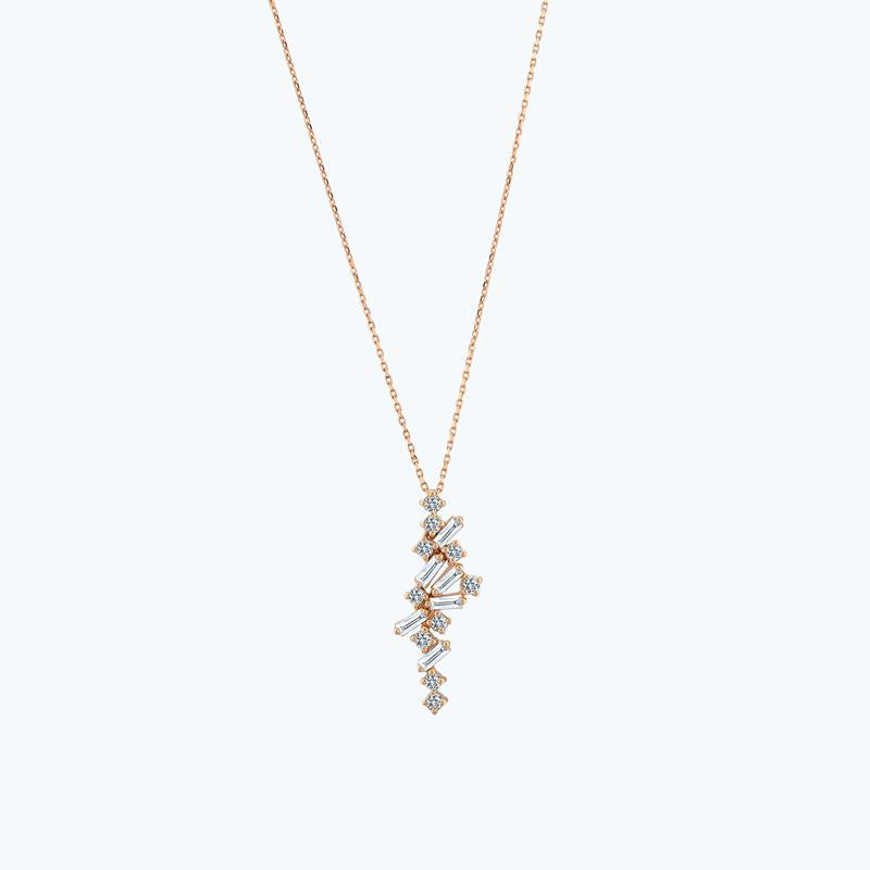 Baguette Diamantkette