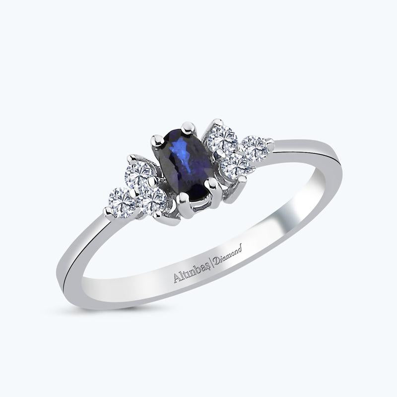 Sapphire Diamond Ring