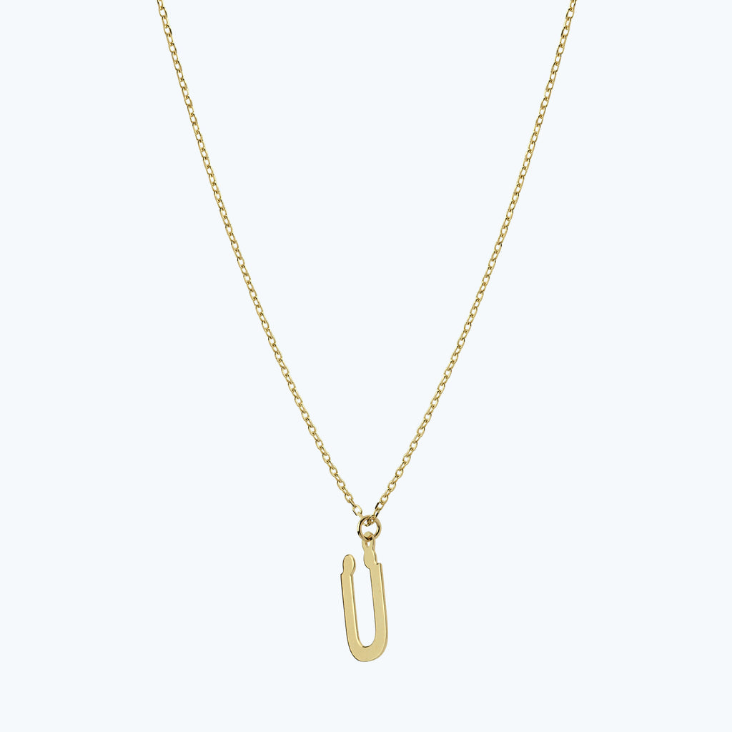 Collier Or Lettre Ü