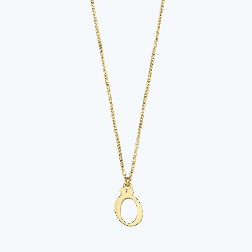 Letter Ö Gold Necklace