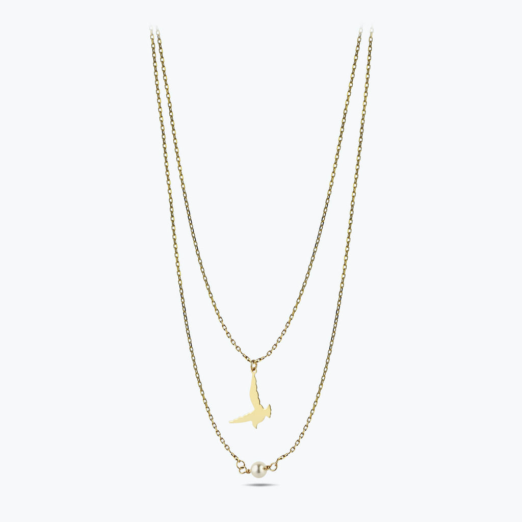 Bird Gold Necklace