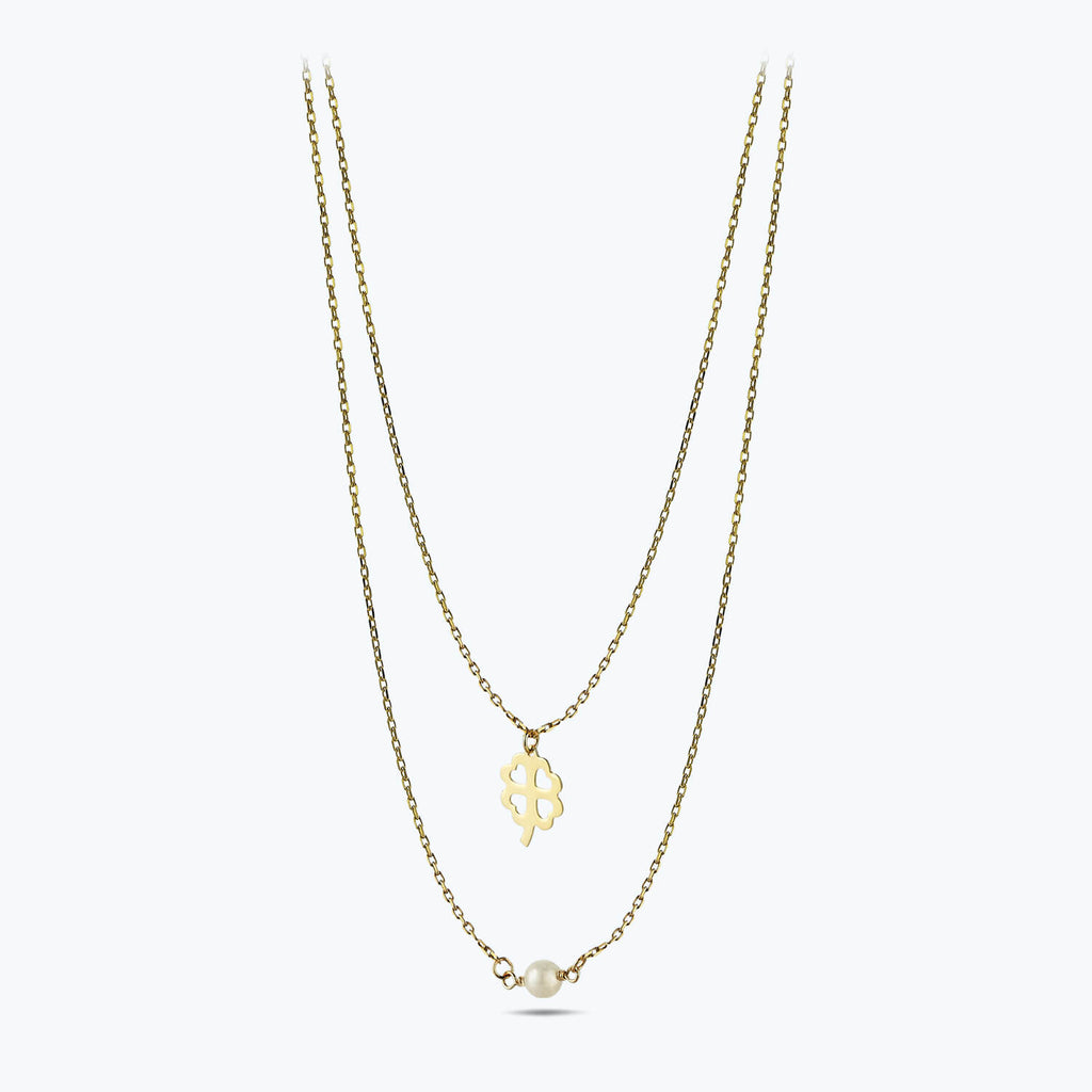 Clover Gold Necklace