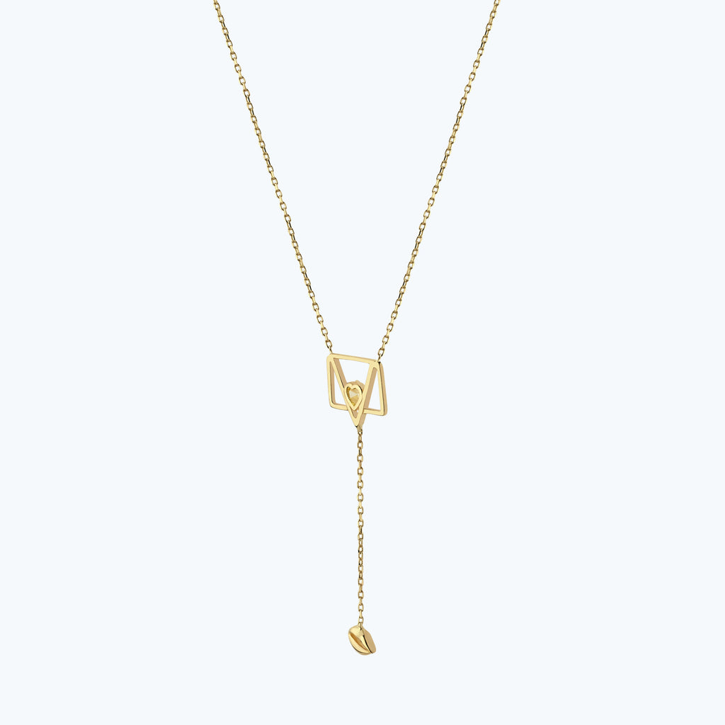 Besties Letter Gold Necklace