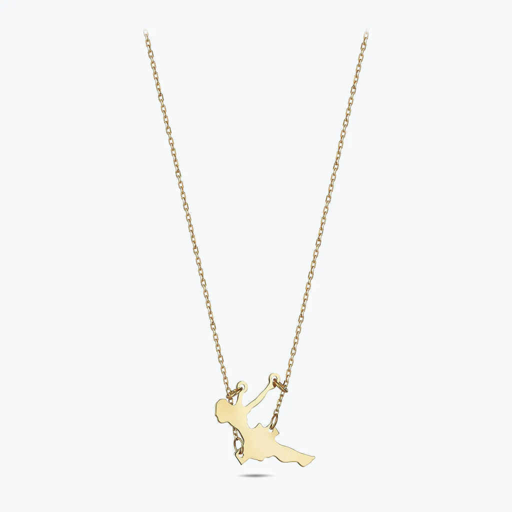 Swing Gold Necklace