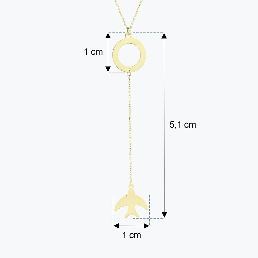 Gold Swallow Necklace