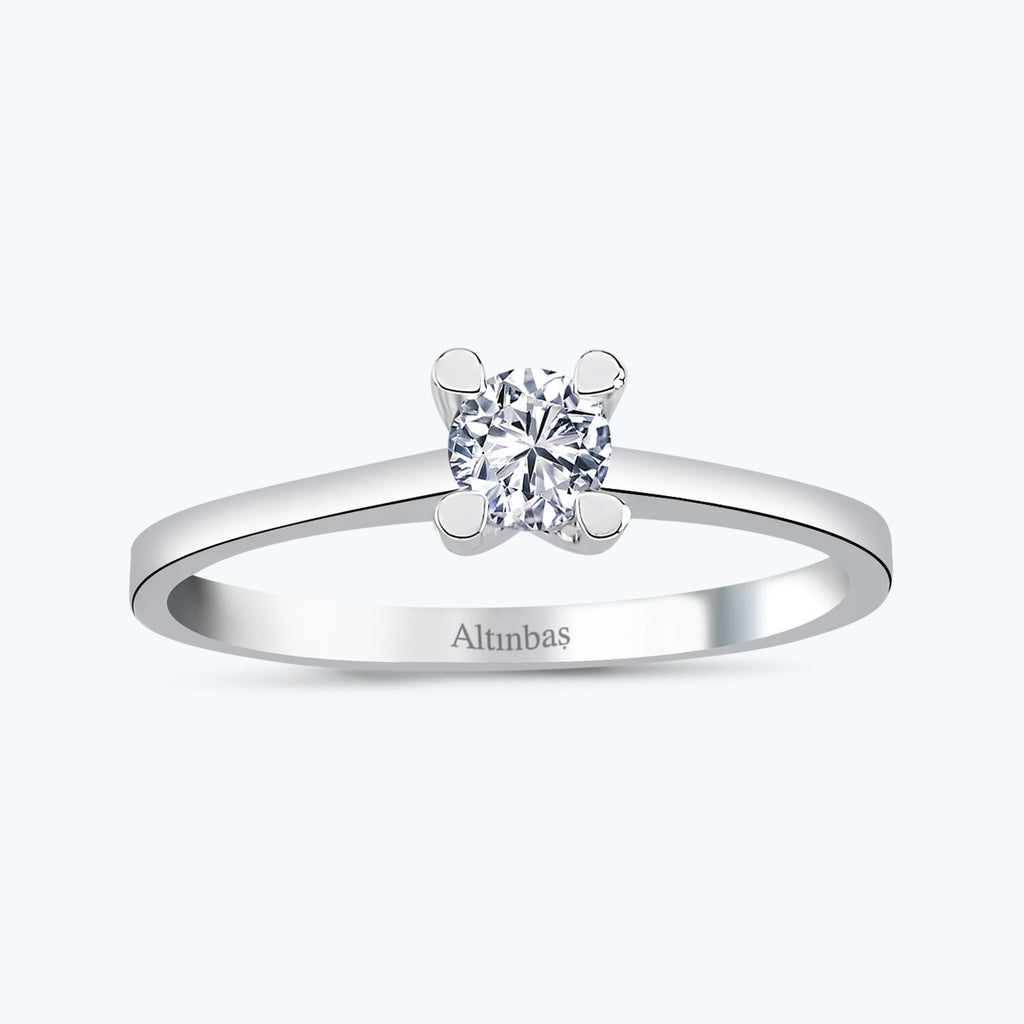 Solitaire Gold Ring