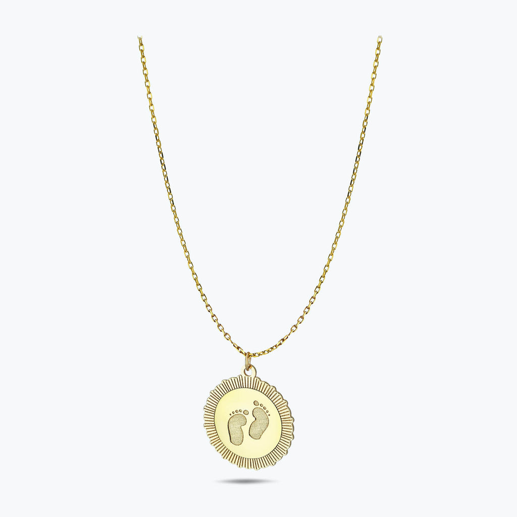 Altinbas Life Footprint Gold Necklace