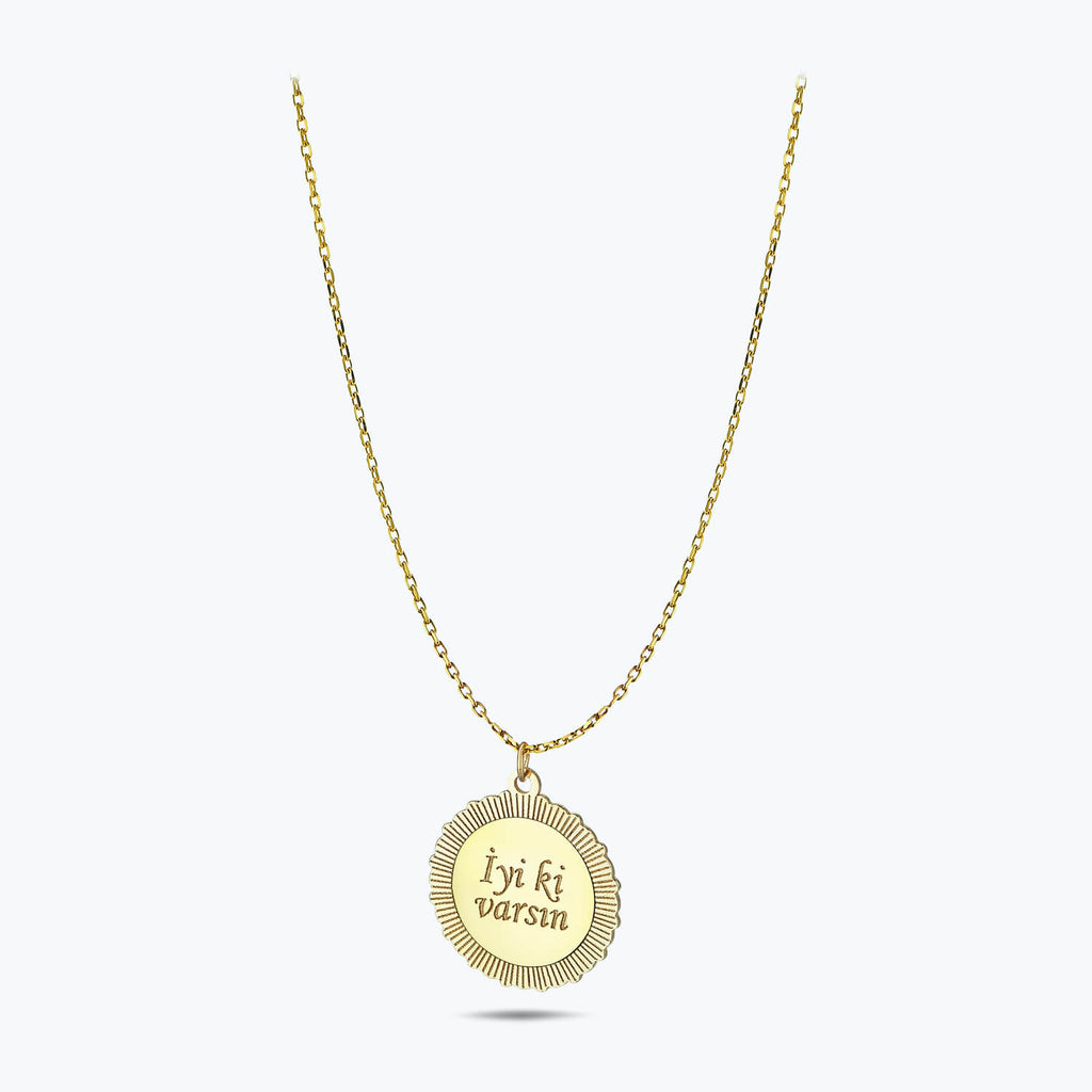 Altinbas Life İyi ki Varsın Gold Necklace