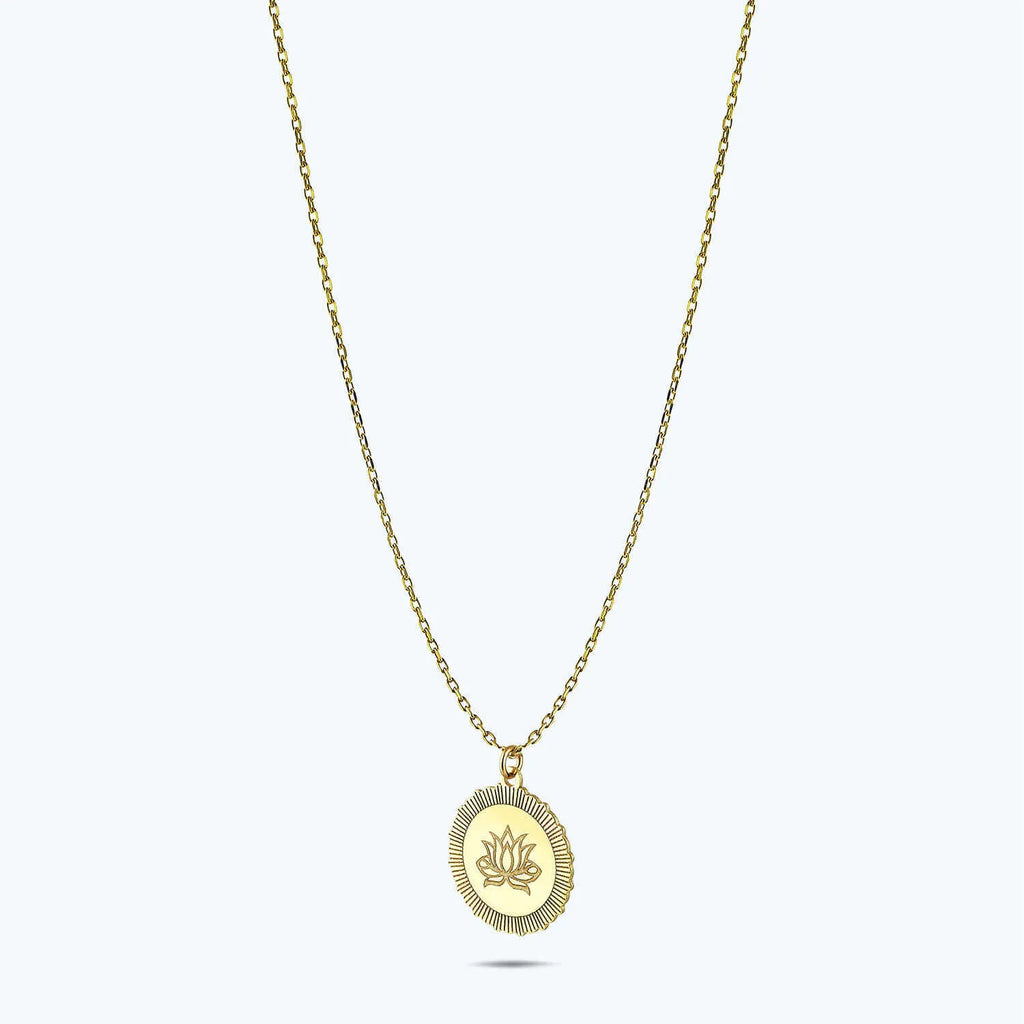 Altinbas Life Lotus Gold Necklace