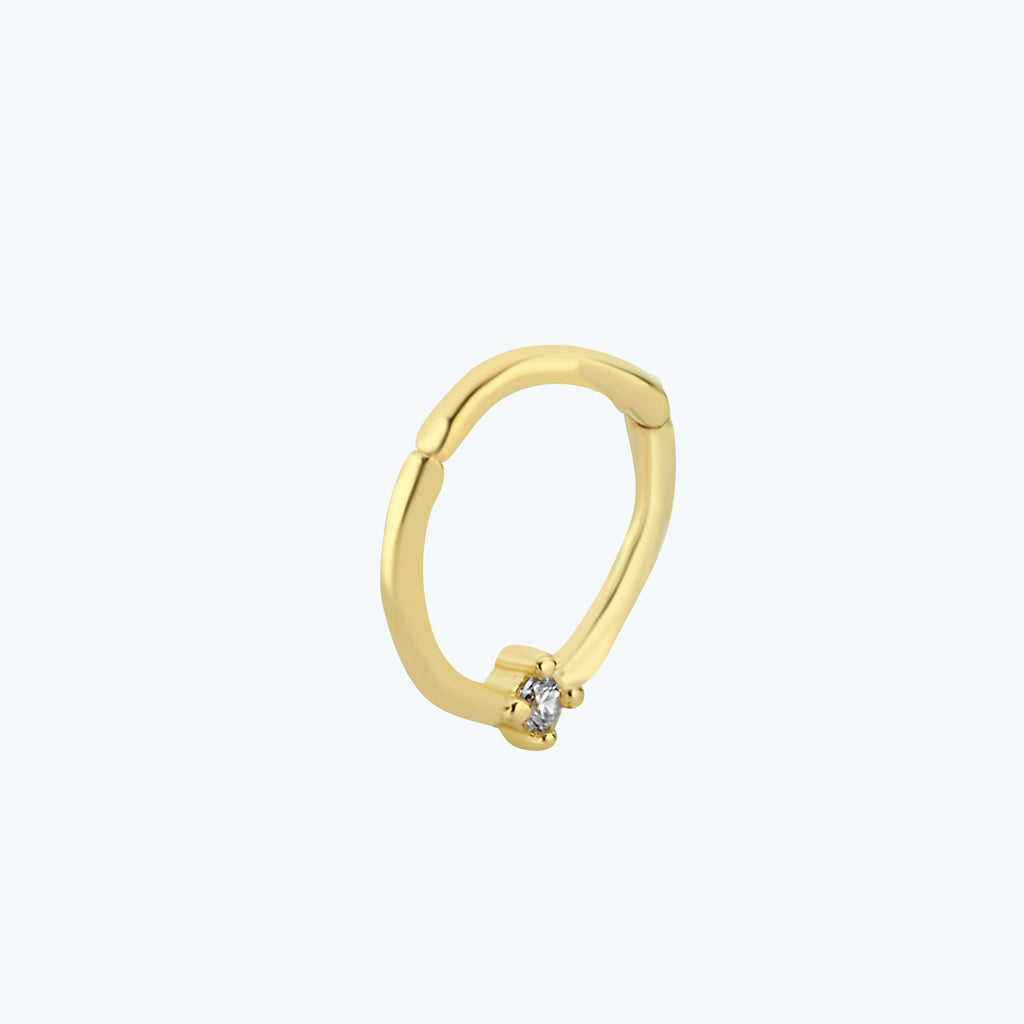 Segmentring Clicker Gold Piercing