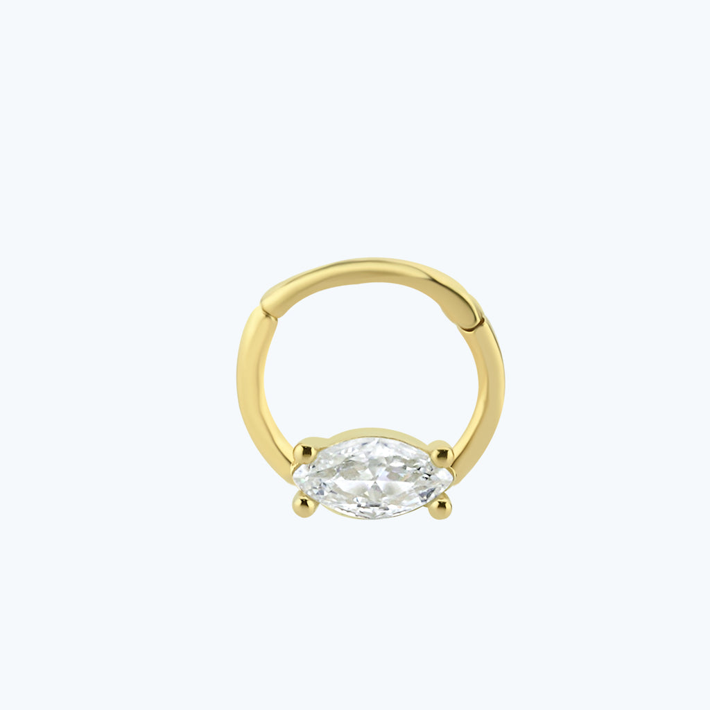 Segmentring Clicker Gold Piercing