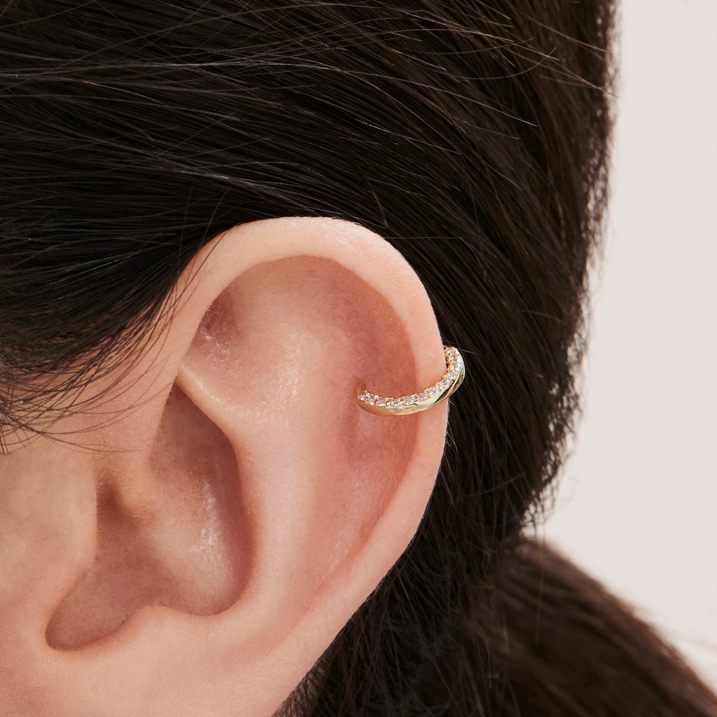 Segmentring Clicker Gold Piercing