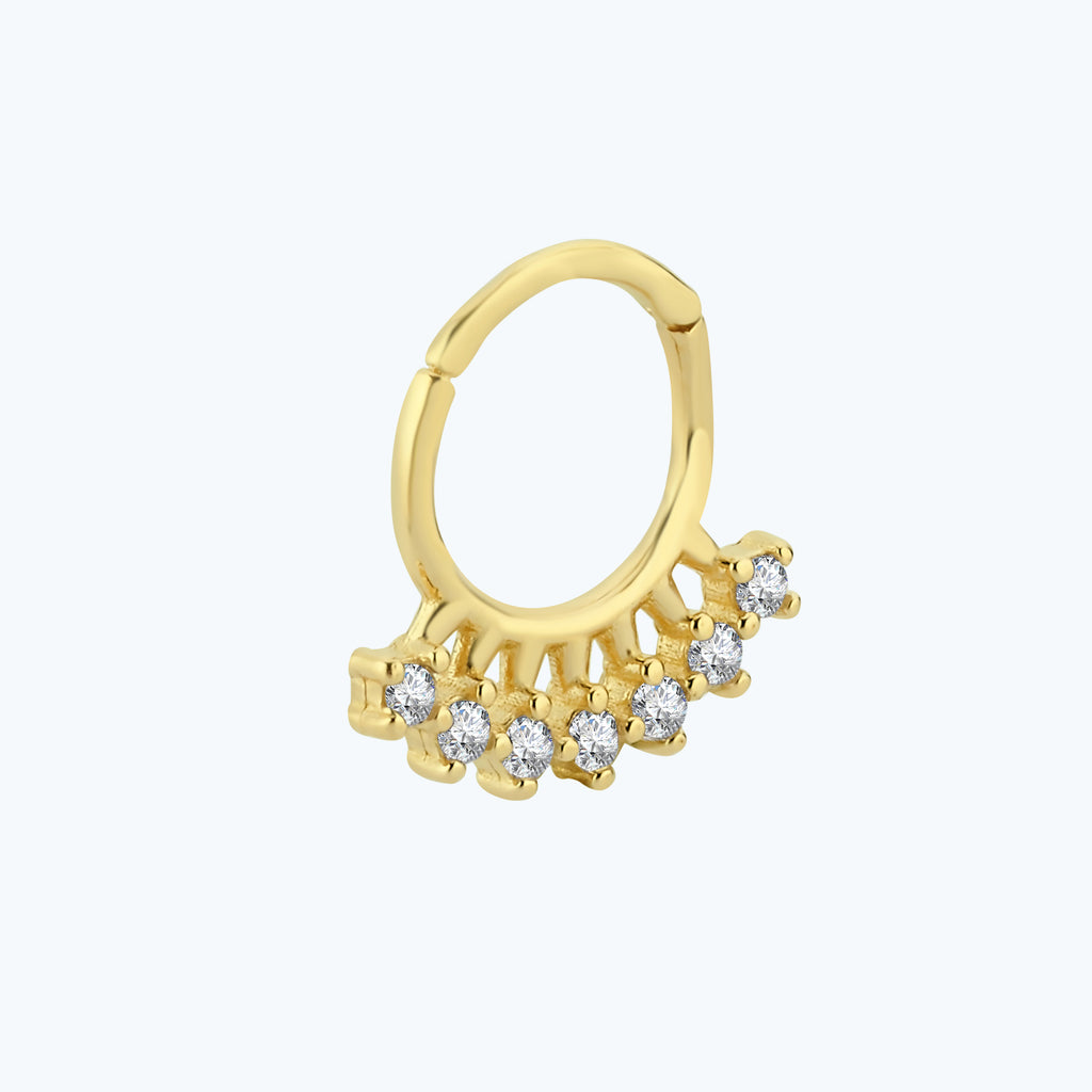 Segmentring Clicker Gold Piercing