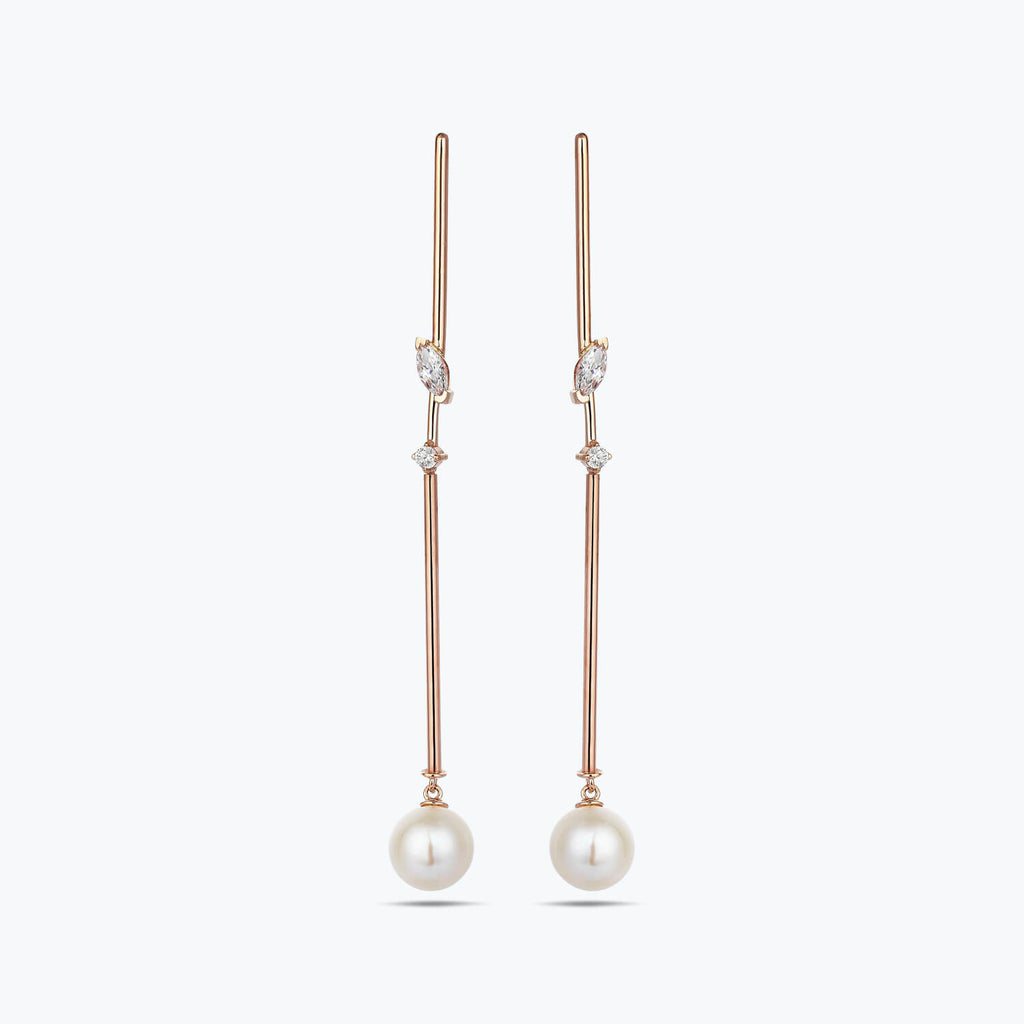 Pearl Gold Earrings