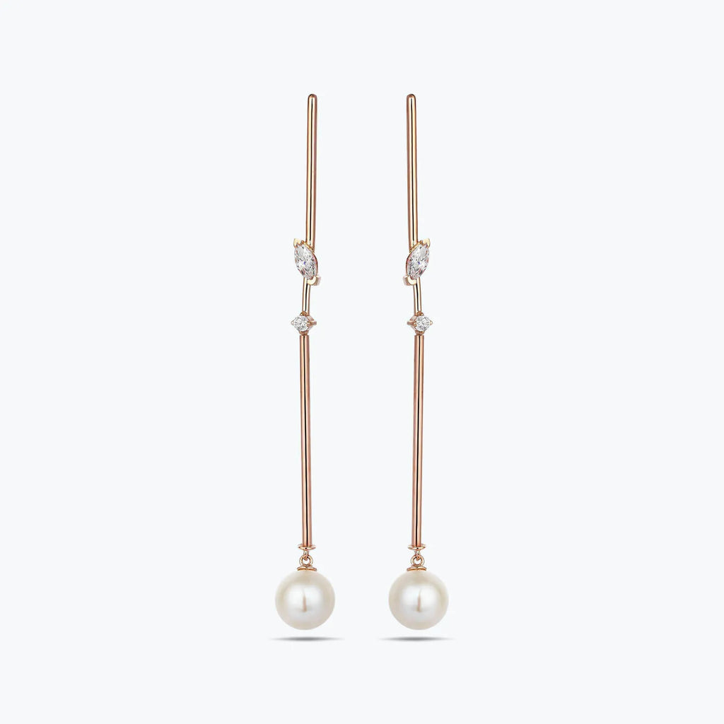 Pearl Gold Earrings