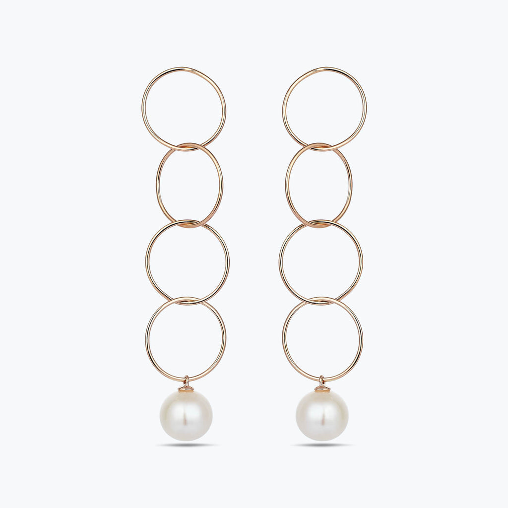 Pearl Gold Earrings