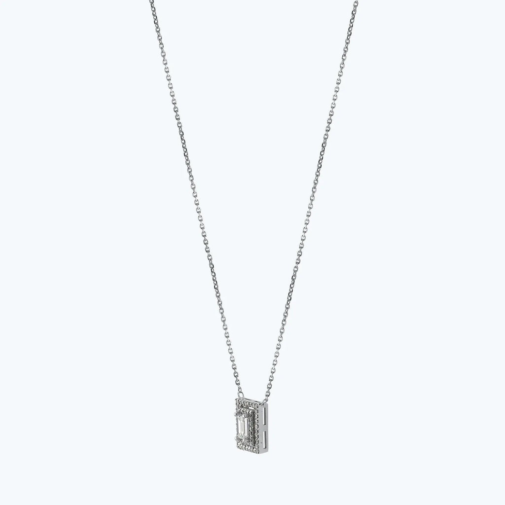 Baguette Diamond Necklace