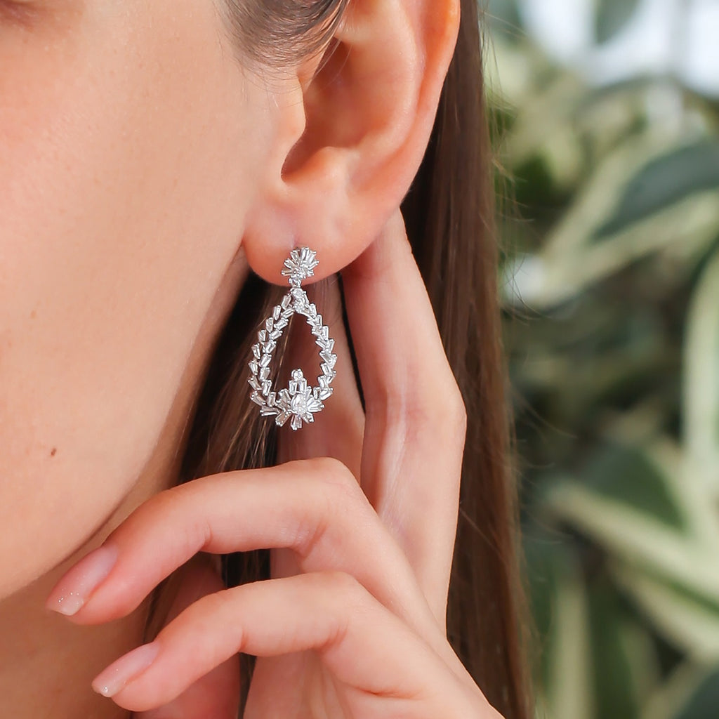 Baguette Diamond Earrings