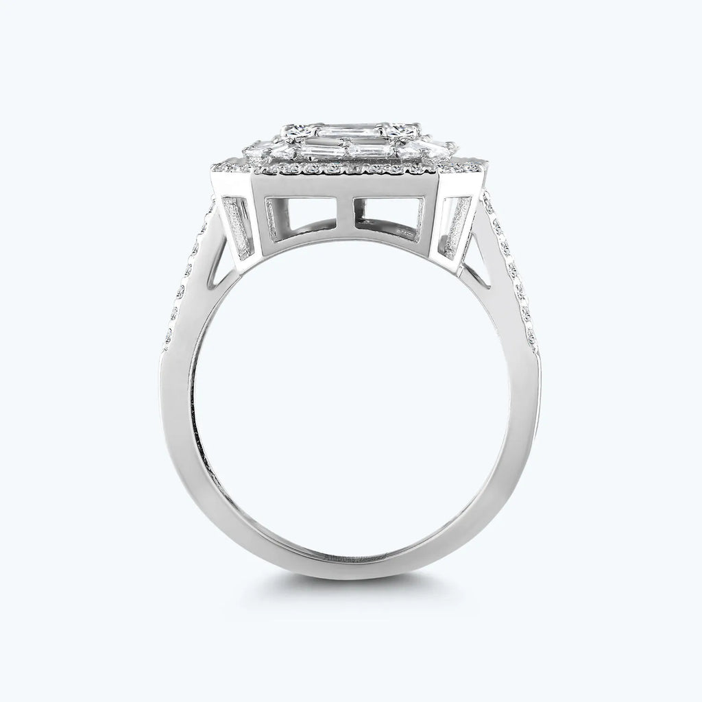 Bague Diamant Baguette