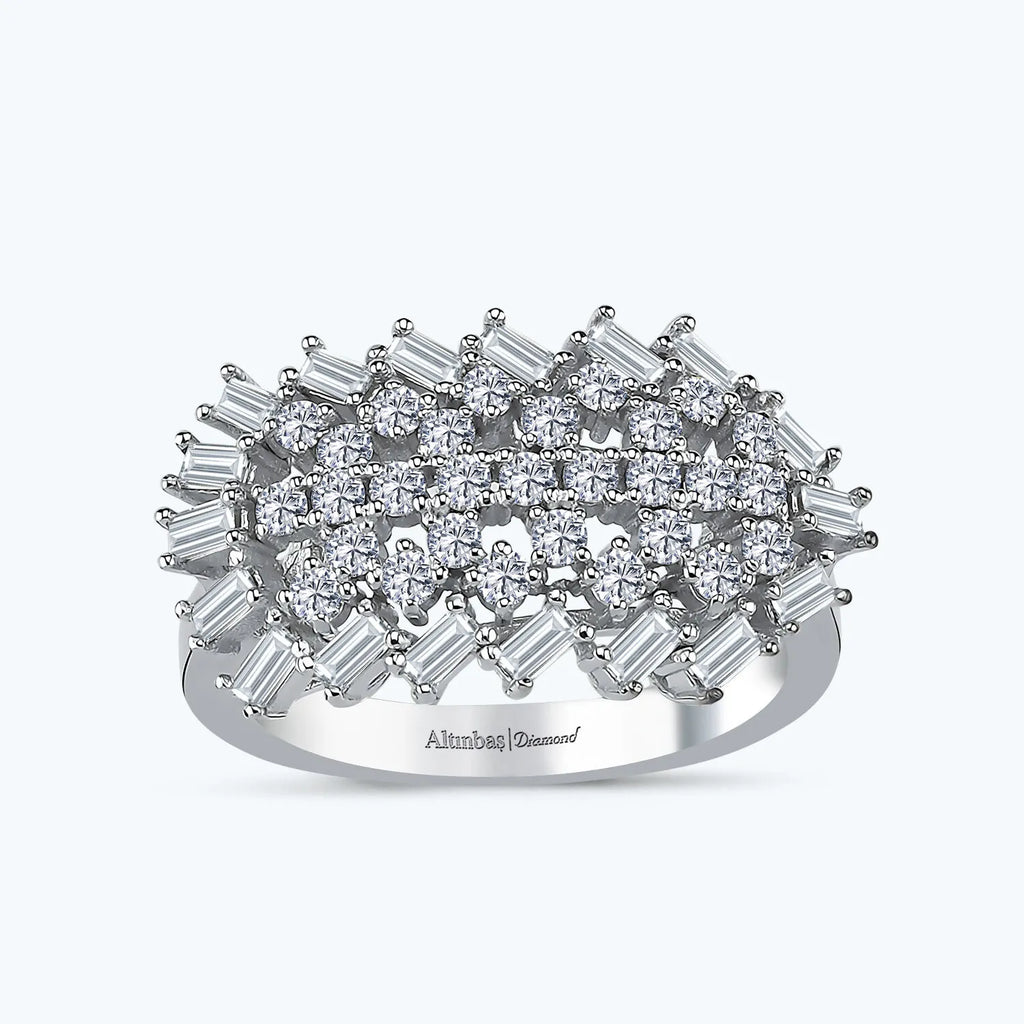 Bague Diamant Baguette