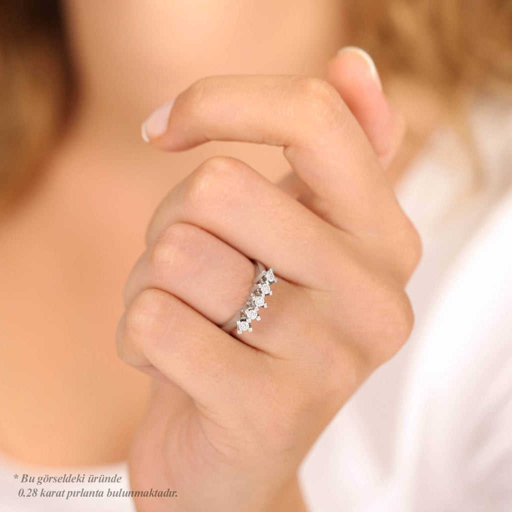 Bague Diamant Cinq Pierres