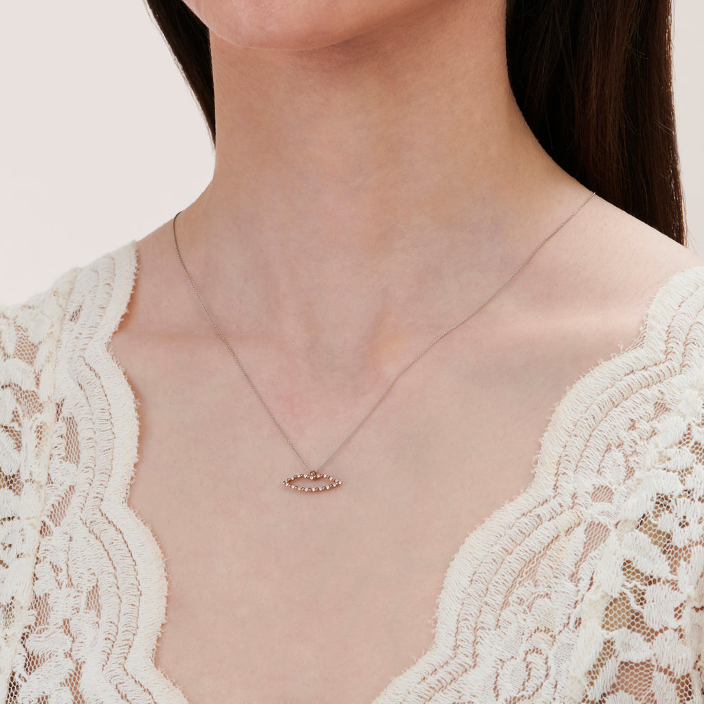 Lips Diamond Necklace