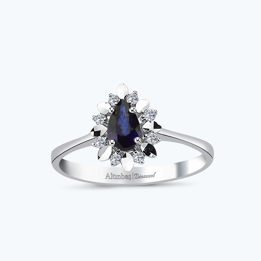 Sapphire Diamond Ring