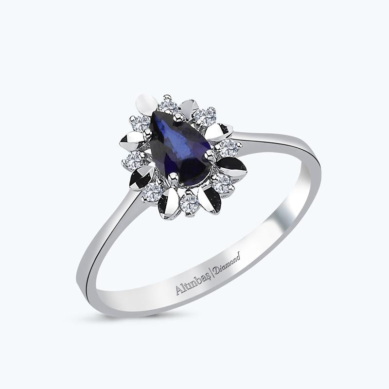 Sapphire Diamond Ring