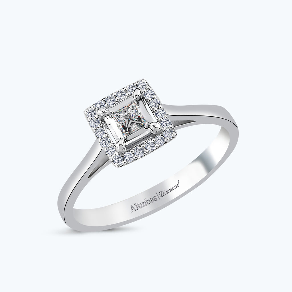 Princess Cut Diamantring