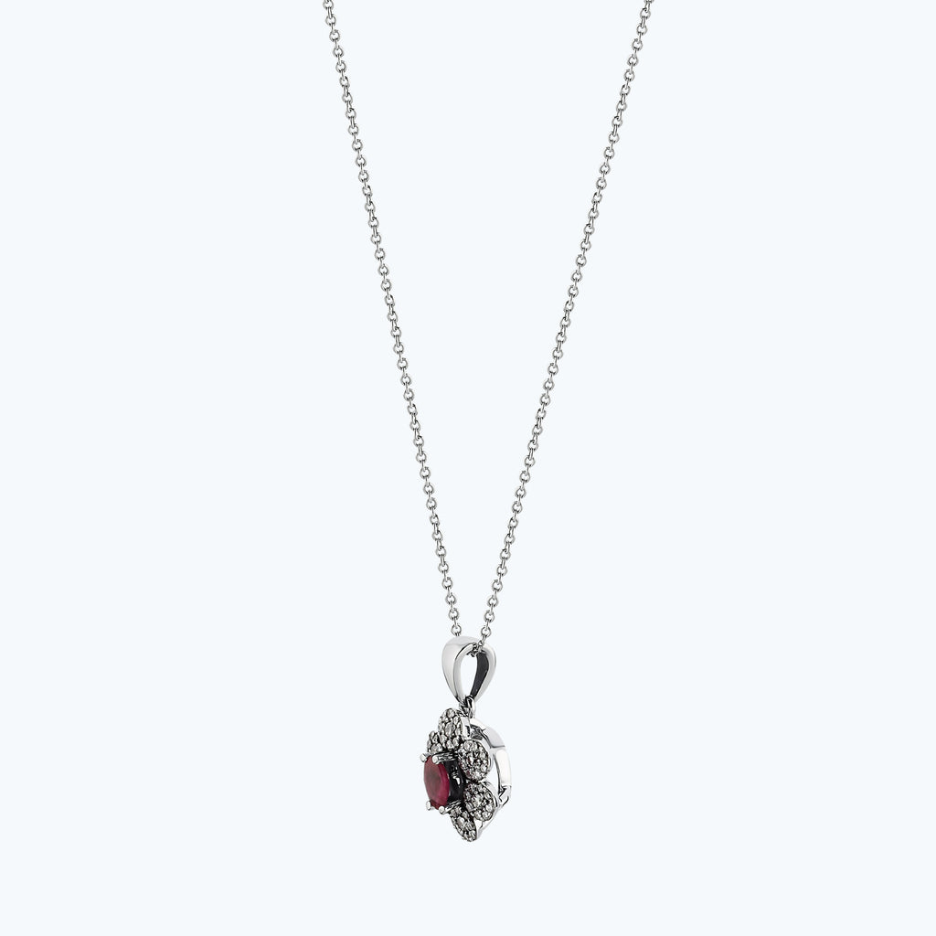 Ruby Diamond Necklace