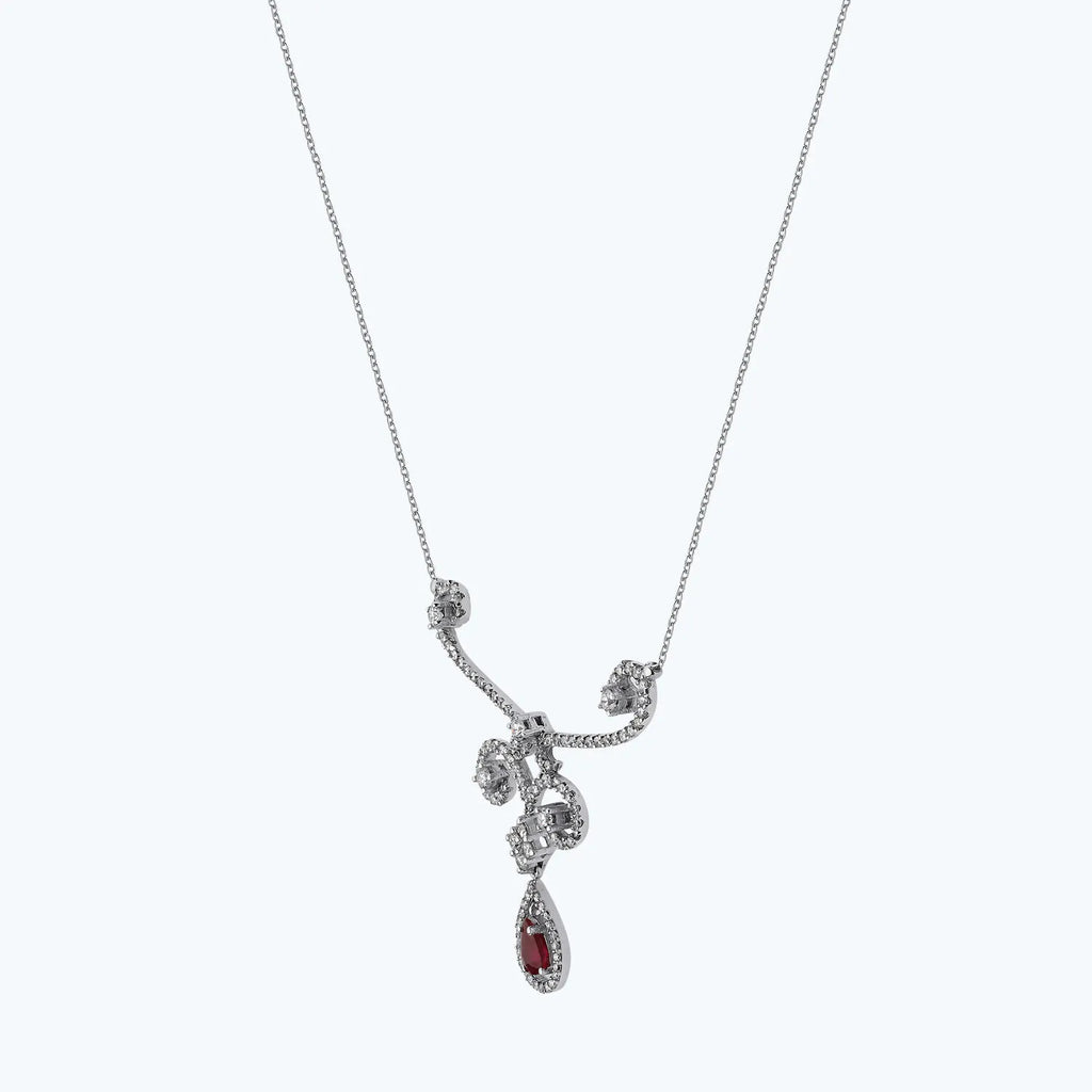 Ruby Diamond Necklace