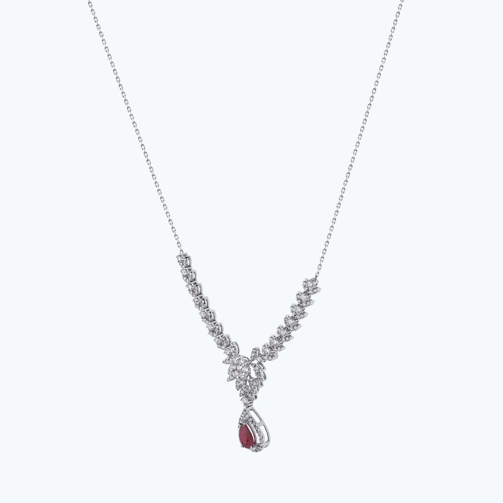 Ruby Diamond Necklace