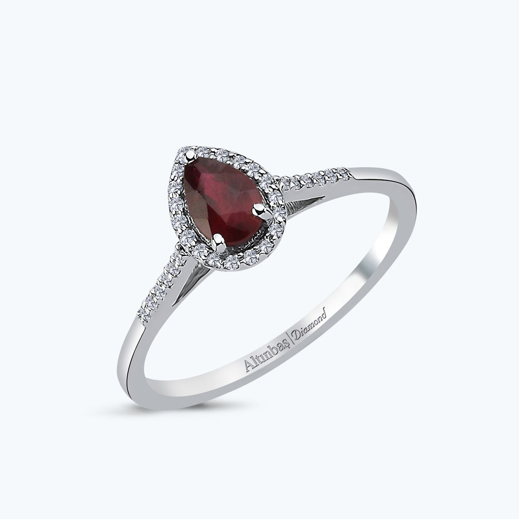 Bague Diamant Rubis